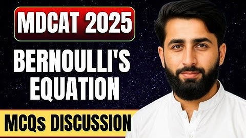 Fluid Dynamics MCQs - 04 | Bernoulli