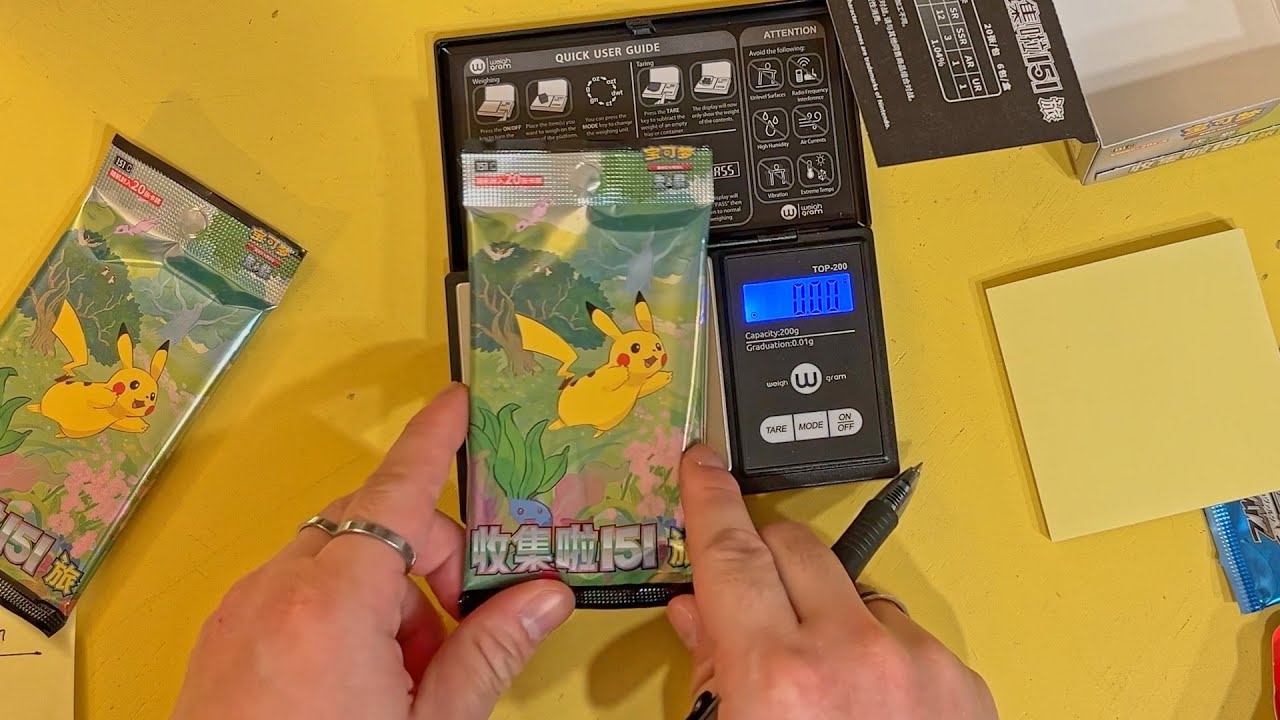 Is Chinese Pokemon Weighable??? - Chinese Collect 151 Journey Pokemon Box Opening