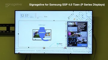 Signagelive for Samsung Tizen SSP
