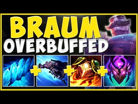 NEW SEASON 10 BRAUM BUFFS HIM INTO HIDDEN OP TOP LANER?? BRAUM League of Legends -