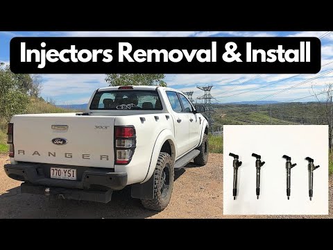 Ford Ranger PX T6 Diesel Fuel Injectors Removal & Install