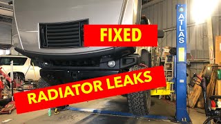 FIXING RADIATOR LEAKS ON A HUMMER H2