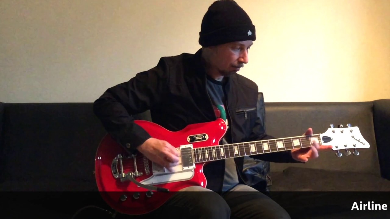 Guitarra Airline Map DLX... la de White Stripes jazz roster