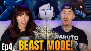 THIS SHOW KEEPS LEVELING UP! Solo Leveling Ep 4 Reaction