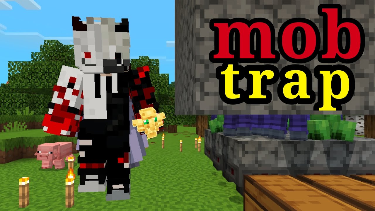 Tutorial de mob trap no Minecraft bedrock