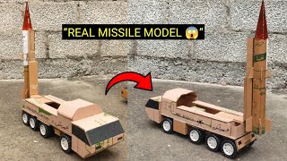 Iran Khyber Shikan 2 Missile Truck 😱 Cardboard DIY