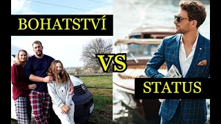 Jak vyděláváme peníze a jak je utrácíme | STATUS vs BOHATSTVÍ