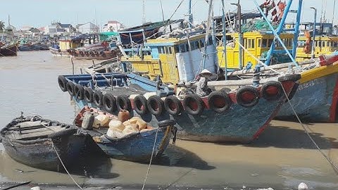 Cảng cá Phan Rí Cửa. Tuy Phong.Bình Thuận