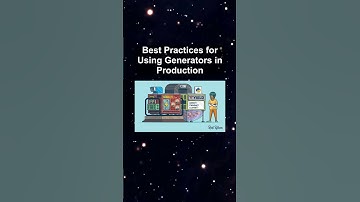 Best Practices for Using Generators in Production #ai #artificialintelligence #machinelearning Best