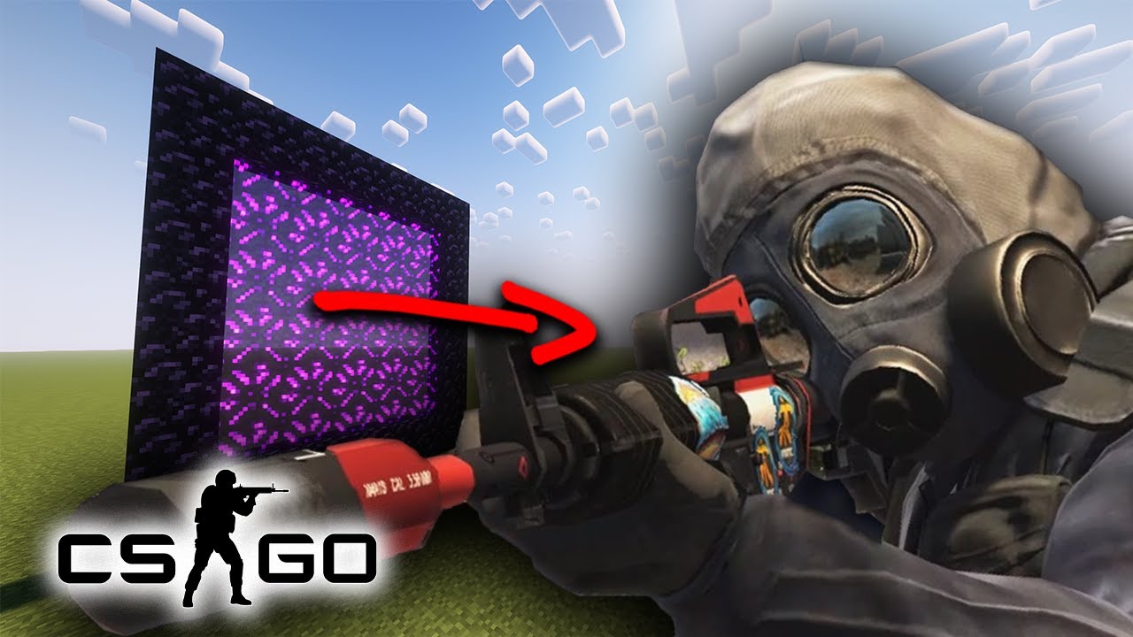 How To Make A Portal To The CS:GO Dimension In Minecraft! - YouTube