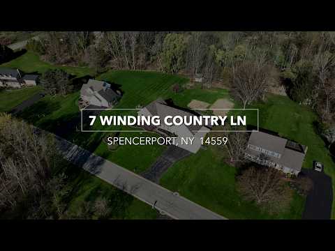 7 Winding Country Ln, Spencerport, NY home video tour