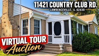 🏡 Virtual Tour | 11421 Country Club Rd, Lawrenceville IL | Virtual Tour | Don Harness Estate Auction