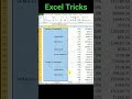 Fill Blank Cells in Excel With Value from Above | Excel Magic Trick #shorts