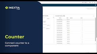 Counter | Connect counter to components in INEXTIA | Quick Guide