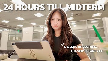 BOEKEN voor een tussentijdse toets die *24 UUR* duurt 💀 | Productieve STUDIE vlog & studieTIPS