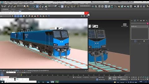 3DsMax Tutorials, Tutorial on 3D Modeling & Texturing a WAG12b Indian Locomotive in 3dsmax (Part 18)