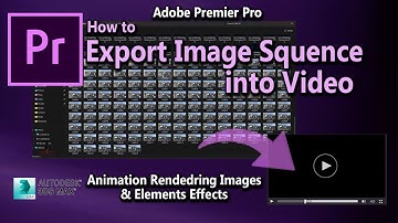 Make Video from Image Sequence in Adobe Premiere Pro