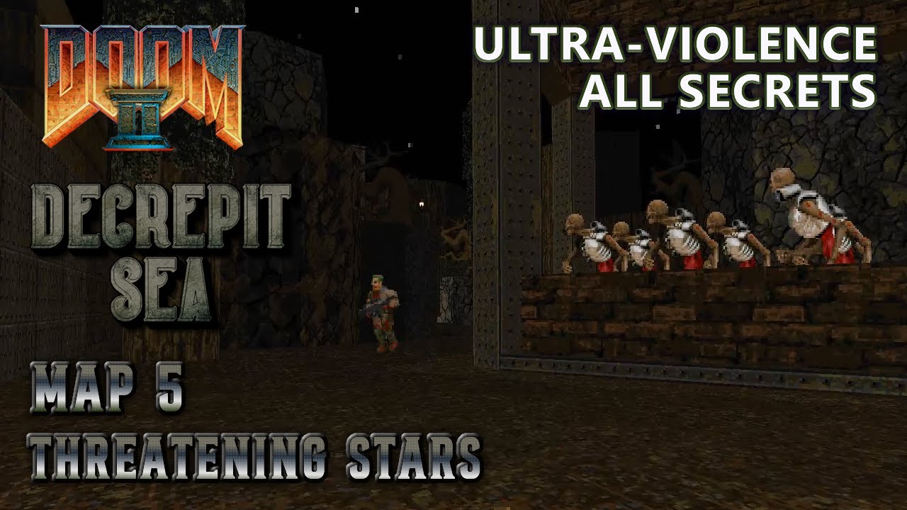 Doom 2 - Decrepit Sea - Map 5 - Ultra-Violence - All Secrets