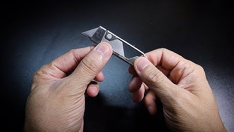 Quark - A minimal keychain utility knife