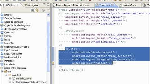 pasar entre activities android java eclipse
