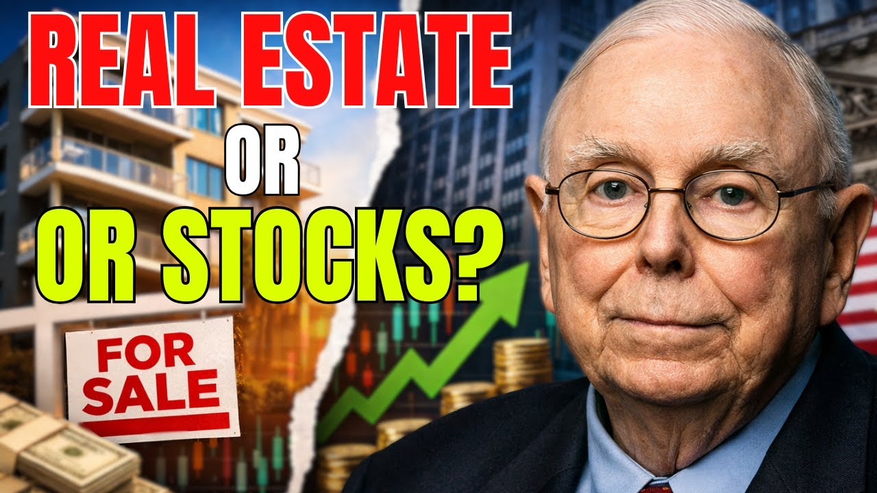 Charlie Munger: Real Estate vs Stocks — which is the bigger wealth creator?
