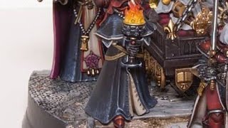 How to Paint Black Velvet Robes - Sisters of Battle