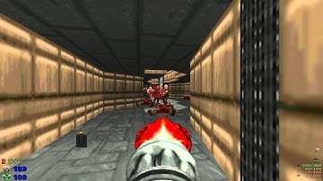 The Ultimate Doom - E1M3 Toxin Refinery Secret Exit - UVMAX 100% Secrets 60fps Uncommented