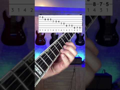 How to play a Natural Minor Scale on guitar shorts