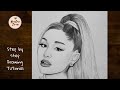How To Draw Ariana Grande Step By Step Drawing Tutorial YouCanDraw 