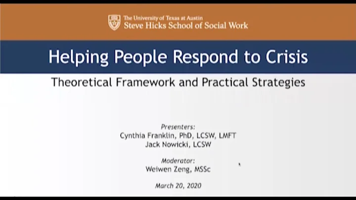 Theoretical framework and practical strategies to ...