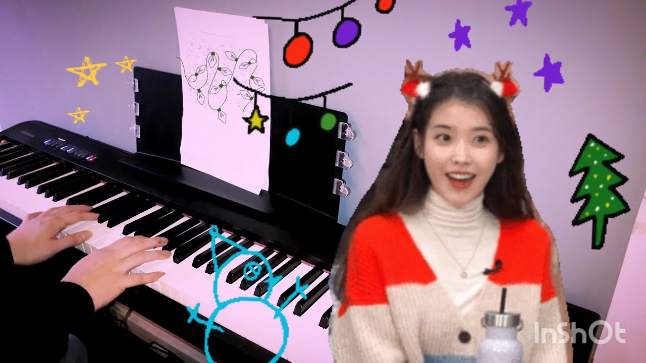 IU -12월 24일 (李知恩)鋼琴演奏Piano cover(Gmajor)聖誕曲4