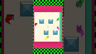 Square Race 2D - battle of Sprunkies! 🟦🟥🟨🟩 #squarerace #sprunki #satisfying #trending