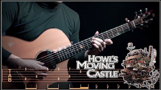 Merry-go-round of Life FROM Howl's Moving Castle on Fingerstyle Guitar [TAB]