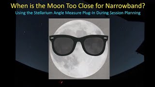 Too Close to the Full Moon for Narrowband Imaging?