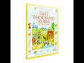 Usborne My First Thousand Words In English Books Paperback