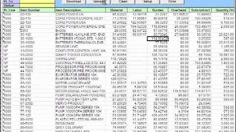 Massively update QAD Simulated Cost Set - 32Soft
