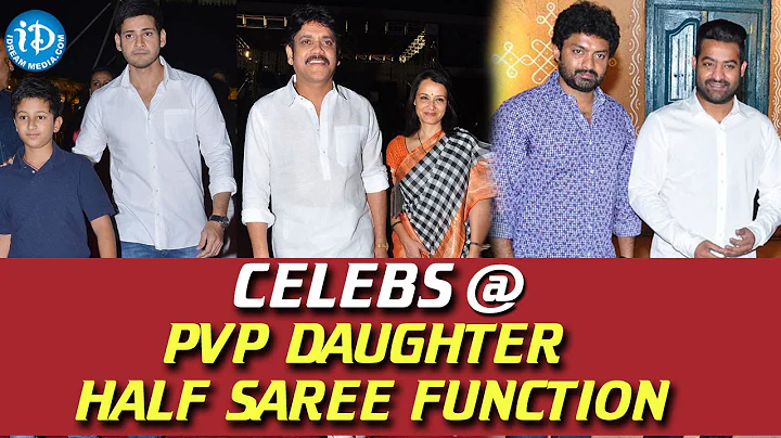 PVP Daughter Pearl V Potluri's Half Saree Function...