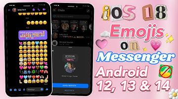 iOS 18 Emojis on Messenger for Android (without zFont)