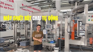 MÁY CHIẾT RÓT CHAI TỰ ĐỘNG MÁY ĐÓNG GÓI TỰ ĐỘNG ĐƯỢC SỬ DỤNG NHIỀU #maychietrottudong