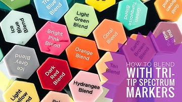 How to Blend with Tri-Blend Spectrum Noir Marker