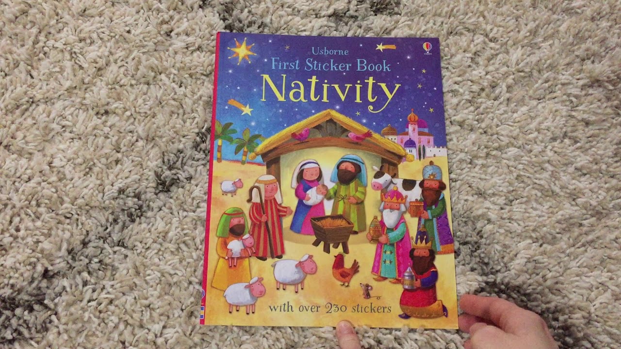 Usborne First Sticker Book Nativity YouTube