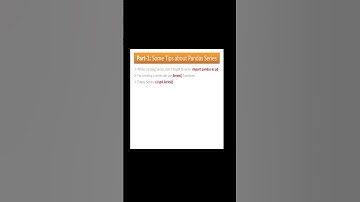 Part-1 How to Explore a Pandas Series | Creating Series | Tips for pandas Series | Pandas series