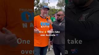 One ☝️ Nation takes over Australia 🇦🇺 #foryou #news #onenationoneelection #fyp  #viral #fypシ