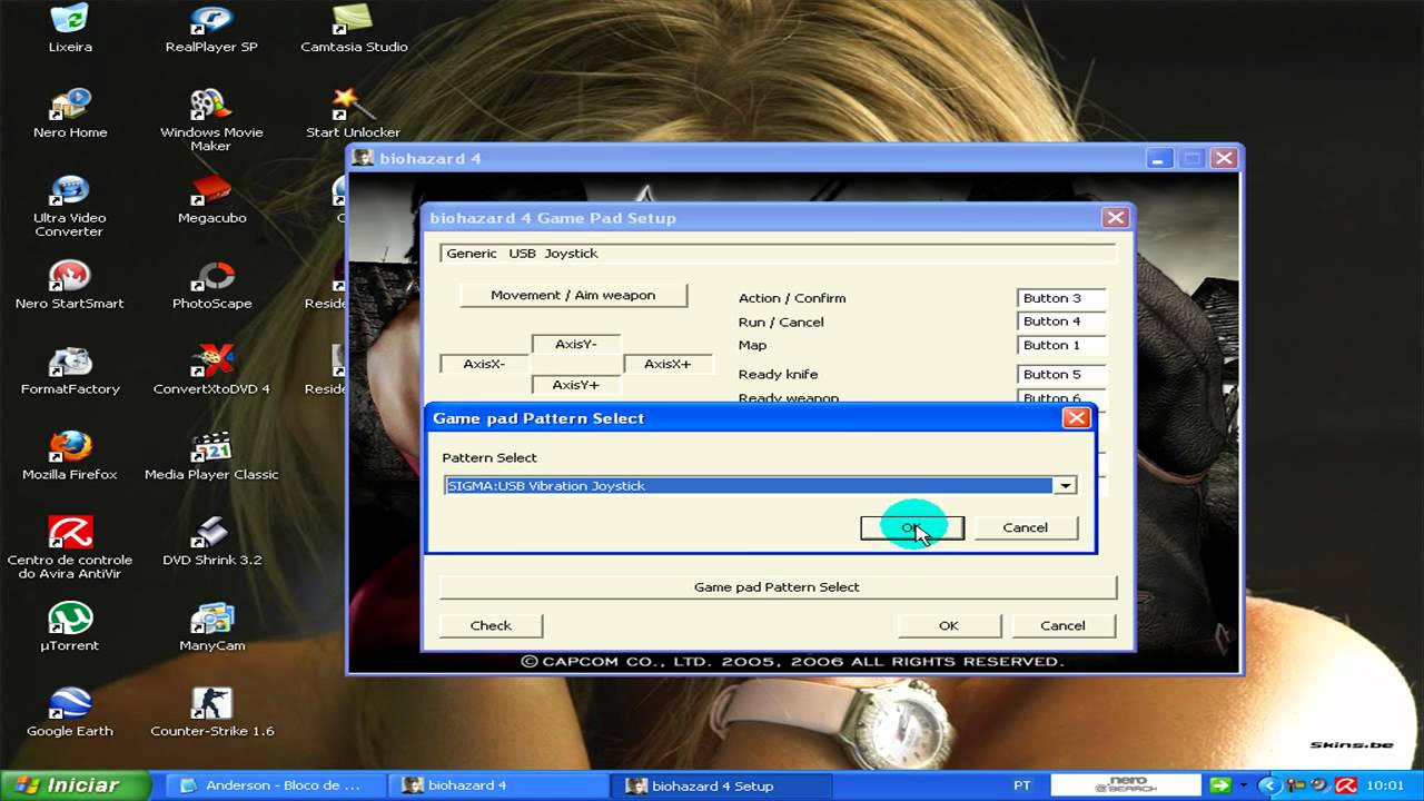Como configurar o controle para jogar Resident Evil 4 no