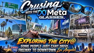 GOING TO THE LOS ANGELES CONVENTION CENTER. THINGS YOU SEE WHIKE DRIVING.