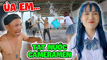 Hậu Trường Tạt Nước Camera Men | MV Lớp Trưởng Bất Ổn Phần 2 - Vê Vê Channel