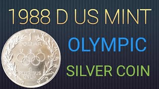 1988 D U S MINT OLYMPIC COINS