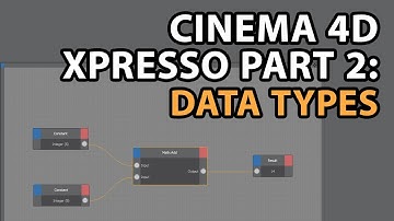 C4D Tutorial: Using XPresso Part 2: Data Types