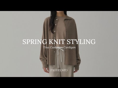20250311 Tina Cashmere Cardigan - video from MONTTOTTO