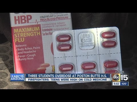 Valley students overdose on cough medicine